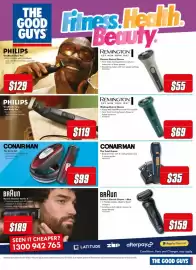 The Good Guys catalogue week 40 Page 8: Conairman The Total Groom €35,00, Braun Series 5 Electric Shaver - Mint €159,00