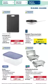 METRO Prospekt | Non-Food Seite 7: Aro Chafing Dish Set 65 mm €59,99, Tarrington House Schneidbrett €3,99