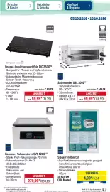 METRO Prospekt | Non-Food Seite 9: Siegelrandbeutel €4,99, Kammer-Vakuumierer GVS 1200 €279,99
