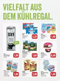 Feneberg Prospekt woche 41 Seite 8: Bergader Bergbauern Käsescheiben €1,69, Exquisa Skyr und Quark Protein €1,49