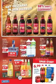 Hol'ab Getränkemarkt Prospekt woche 41 Seite 5: Hella Still & fruchtig €4,99, Beckers Bester Apfelsaft klar/trüb/ACE €9,99