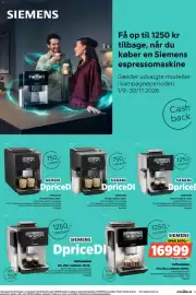 Power tilbudsavis Side 15: Siemens Kaffemaskine €16.999,00, Siemens Dprice €12.749,00