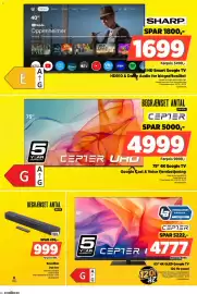 Power tilbudsavis Side 26: Sharp Full HD Smart Google TV €1.699,00, Cepier UHD 75" €4.999,00