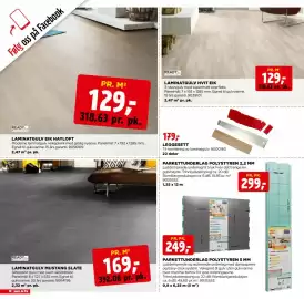 Jem & fix kundeavis uke 41 Side 10: PARKETTUNDERLAG POLYSTYREN 5 MM €249,00, LAMINATGULV EIK HAYLOFT €129,00