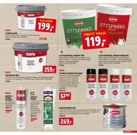 Jem & fix kundeavis uke 41 Side 7: Veggmaling €359,00, Lettsparkel proff fin €119,00