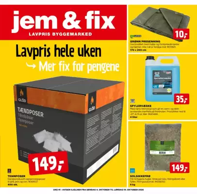 jem & fix (gyldig til 11-10)