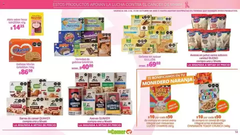 Folleto La Comer Página 14: GAMESA variedad de galletas €40,00, Galletas Marias €86,00