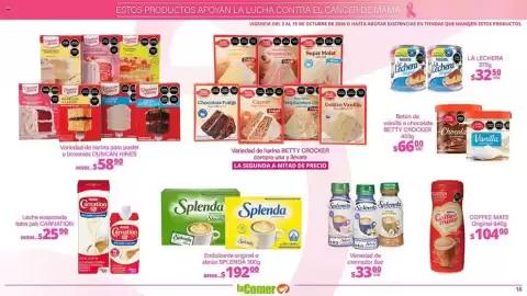 Folleto La Comer Página 16: Duncan Hines variedad de harina para pastel o brownies €58,90