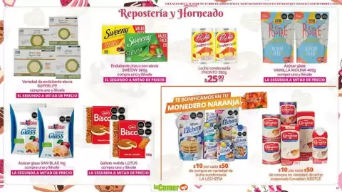 Folleto La Comer Página 41: Pronto Leche condensada €25,00, Carnation leche evaporada €10,00