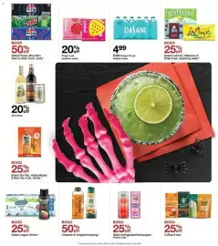 Catálogo Target semana 41 Página 15: Lacroix waterloo polar sparkling water, Select yogurt drinks.