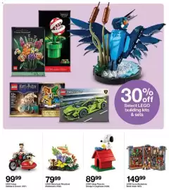 Catálogo Target semana 41 Página 26: LEGO Ideas Peanuts: Snoopy's Doghouse €89,99, LEGO Icons Bookstore: Book Nook €149,99