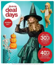 Catálogo Target semana 41 Página 8: Ocircle deal days october 6-7 10/6 - 10/9 30%f off with Ocircle Select Halloween