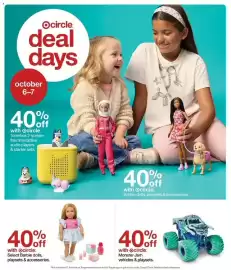 Catálogo Target semana 41 Página 9: Select barbie dolls, playsets & accessories., Monster Jam vehicles & playsets