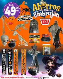 Folleto Casa Ley Página 10: desde 49 90 c/u ACCESORIOS PARA DECORACION Ahorros que Embrujan Ley FRIGHT TAPE 6mx75cm