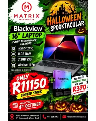 Matrix Warehouse (valid until 8-10)