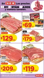 Folleto HEB Página 1: Supreme Costilla simple de res para asar €129,00