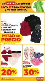 Folleto HEB Página 14: Nuvan Sandalias para toda la Familia, Ropa Interior para Dama