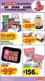 Folleto HEB Página 4: Amstel Ultra, Hill Country Fare Pollo entero con Visceras €39,90