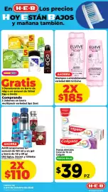 Folleto HEB Página 8: Zest Desodorante en barra o aerosol, Elvive Glycolic Gloss €185,00