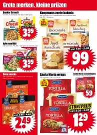 Dirk folder week 41 Pagina 16: Duca snacks €2,49, Koopmans zoete bakmix €0,99