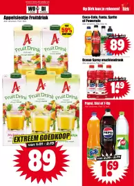 Dirk folder week 41 Pagina 19: Coca-Cola, Fanta, Sprite of Powerade €0,89, Ocean Spray vruchtendrank €1,49