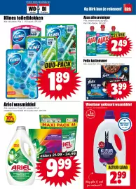 Dirk folder week 41 Pagina 23: Klinex toiletblokken €1,89, Vloeibaar gekleurd wasmiddel €2,99