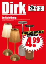 Dirk folder week 41 Pagina 24: Led tafellamp €4,99