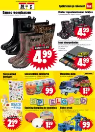 Dirk folder week 41 Pagina 26: Dames regenlaarzen €4,99, Speelslijm in emmertje €0,99