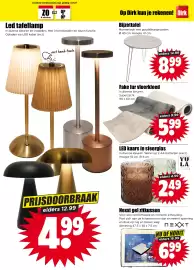 Dirk folder week 41 Pagina 30: LED kaars in sfeerglas €2,49, Nexxt gel zitkussen €6,99
