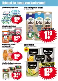 Dirk folder week 41 Pagina 8: Arla biologische zuivel €1,19, Galbani geraspte kaas €1,49