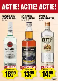 Super Dirck 3 folder week 41 Pagina 2: De Kuyper Vieux Special €13,99, Bacardi rum carta blanca €18,99