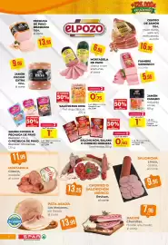 Folleto SPAR Gran Canaria Página 7: Elpozo - 1954 cruce duroc, serie oro, deshuesado, al corte €16,95, Jamón curado €3,00