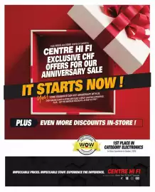 Centre Hi-Fi flyer week 40 Page 1