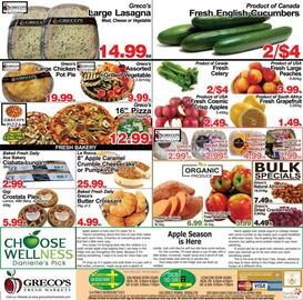 Concord Food Centre & Oak Ridges Food Market flyer Page 4: Ace Bakery Ciabata Lunga €2,99, Fresh English Cucumbers €4,00
