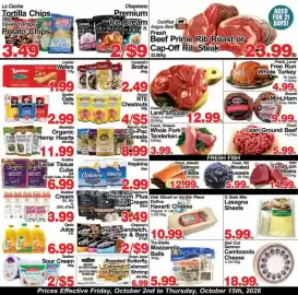 Concord Food Centre & Oak Ridges Food Market flyer Page 2: Tre Stelle mozzarella balls €5,99, Lamb Shoulder €12,99