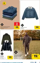 Carrefour folder Pagina 3: Jeansjas voor heren €39,99, Jeans of chinobroek voor heren €29,00