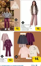 Carrefour folder Pagina 7: Jurk voor meisjes €14,99, Velours broek voor meisjes €12,99
