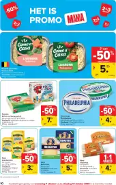 Carrefour Market folder week 41 Pagina 10: Verse kaas Philadelphia €4,19, Kaas Leerdammer €3,83