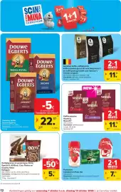 Carrefour Market folder week 41 Pagina 12: Gemalen koffie Douwe Egberts €22,87, Koffiecapsules Roastery Nescafé €11,38