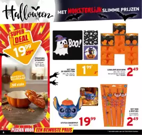 Trafic folder Pagina 4: Ijsklontjesvorm €2,49, Stitch snoeppot €19,99