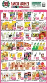 99 Ranch weekly ad Page 5: Success sugar free cake €5,99, Want-Want lonely-god potato twist €1,49