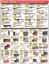Dunham's Sports weekly ad week 40 Page 11: Winchester Fmj Usa 9mm 50 Round Ammo €27,99, American Gunner €23,99