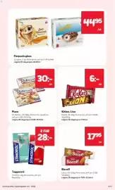 Hemköp reklamblad vecka 41 Sida 11: Kitkat, Lion €6,00, Dr. Oetker pizza €30,00