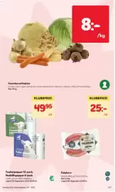 Hemköp reklamblad vecka 41 Sida 2: 8:- /kg Svenska rotfrukter Sverige, klass 1, göller kålrot, lök, morat, palsternacka