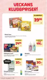 Hemköp reklamblad vecka 41 Sida 4: Findus fiskburgare €24,95, Ben's Original boil-in-bag ris €30,00