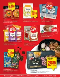 Willys reklamblad vecka 41 Sida 3: Eldorado gnocchi €14,90, Garant wienerkorv €22,90
