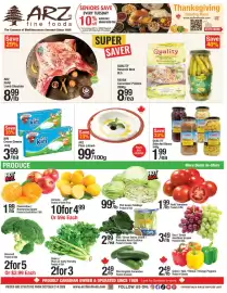 Arz Fine Foods flyer week 40 Page 1