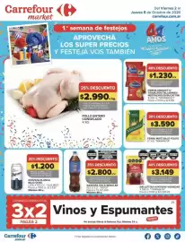 Folleto Carrefour Market Página 1: Blanca - cerveza blanca bajo cero lata €1.200,00