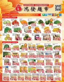 Superking Supermarket flyer week 40 Page 1
