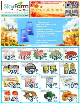 SkyFarm Food Mart (valid until 8-10)